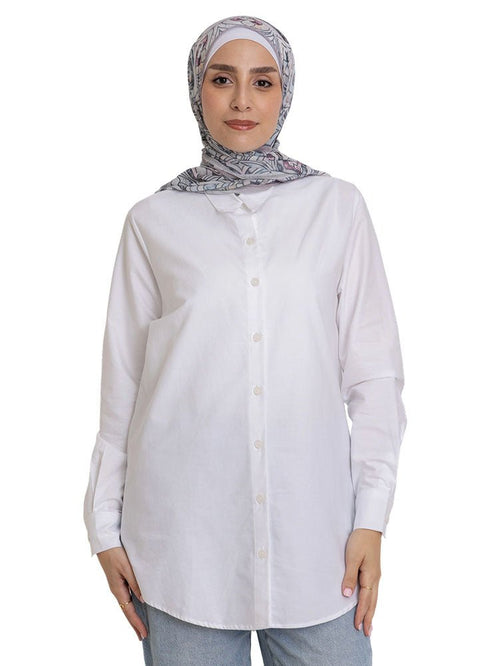 White L.Oxford Shirt (W) - Khotwh